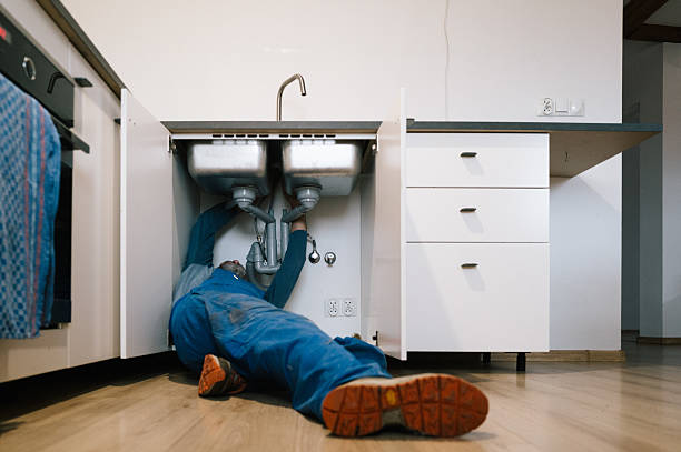 Professional Drain Cleaning technician working in Forestdale, MA